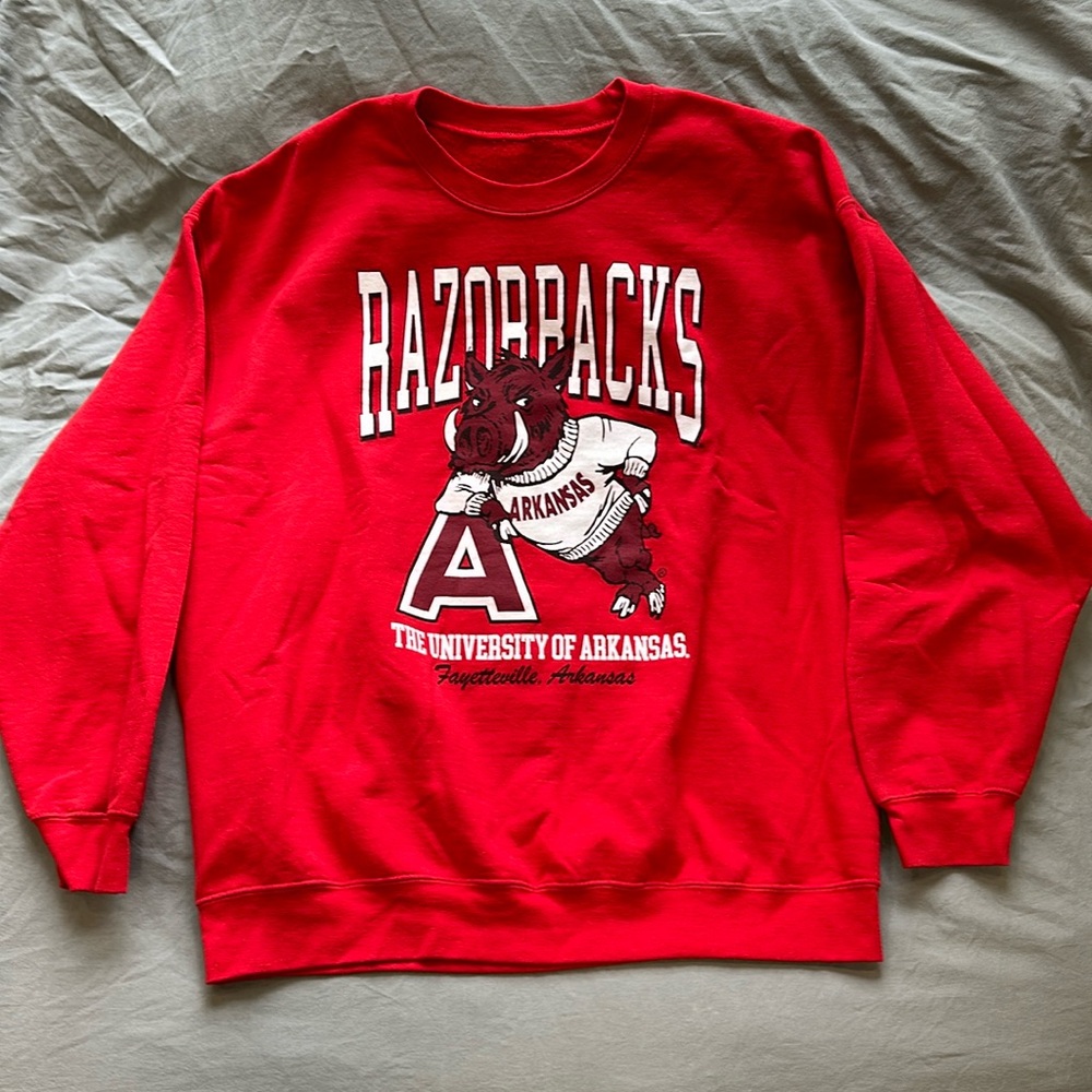 University Of Arkansas Razorbacks Crewneck